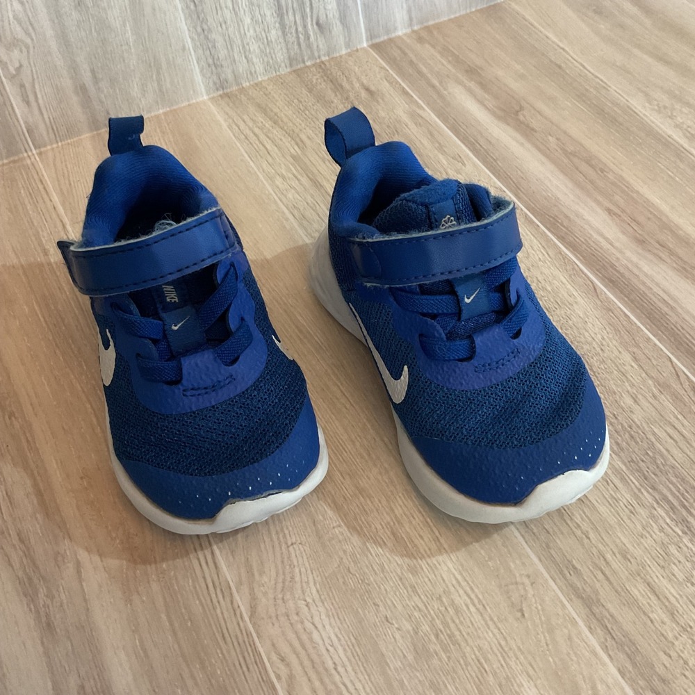 Nike Revolution 6 NN Toddler 5C Blue Good Strap Athletic Sneakers DD1094-411